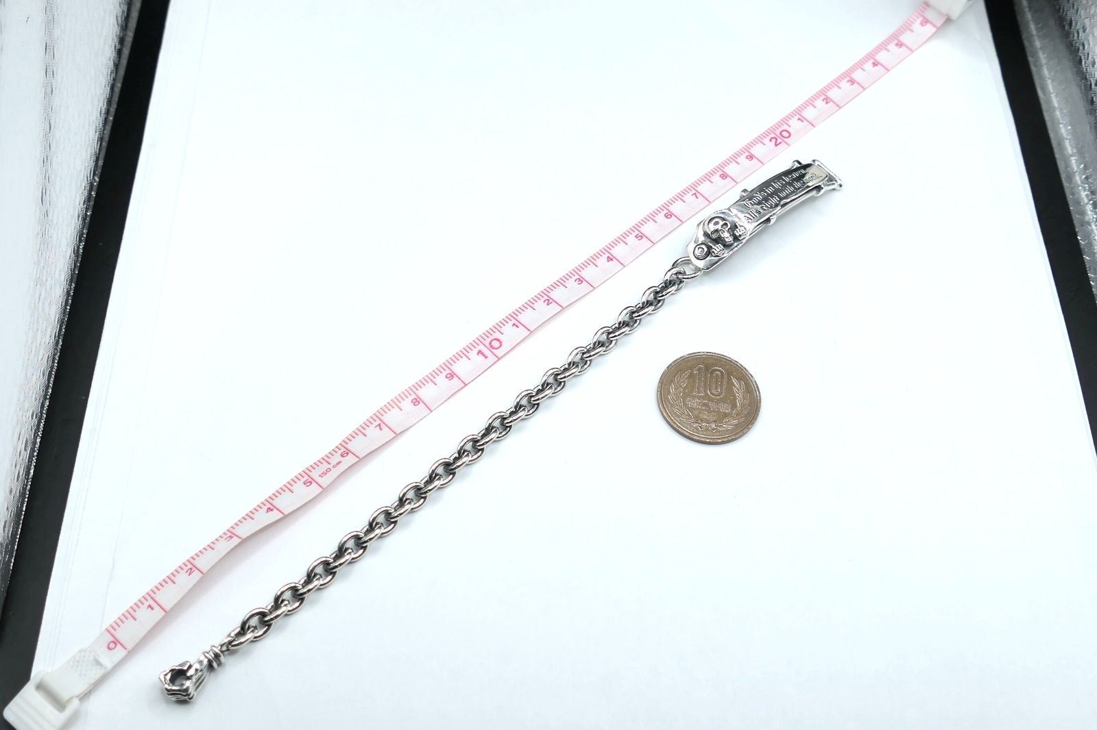 新品 未使用 ドクターモンロー スカル ボーンハンド ブレスレット