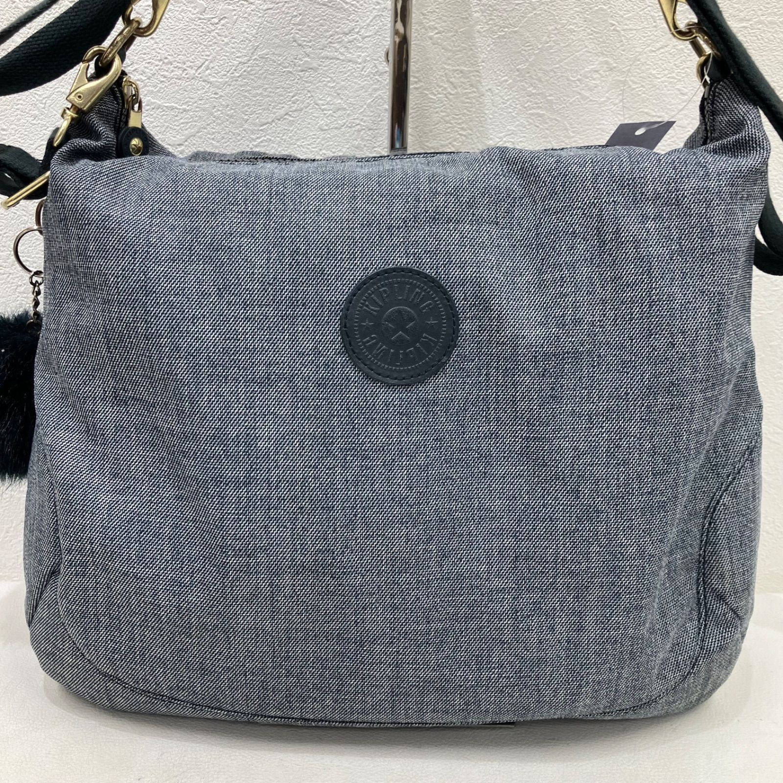 1624 KIPLING キプリング トートバッグ 2way ショルダーバッグ デニム 