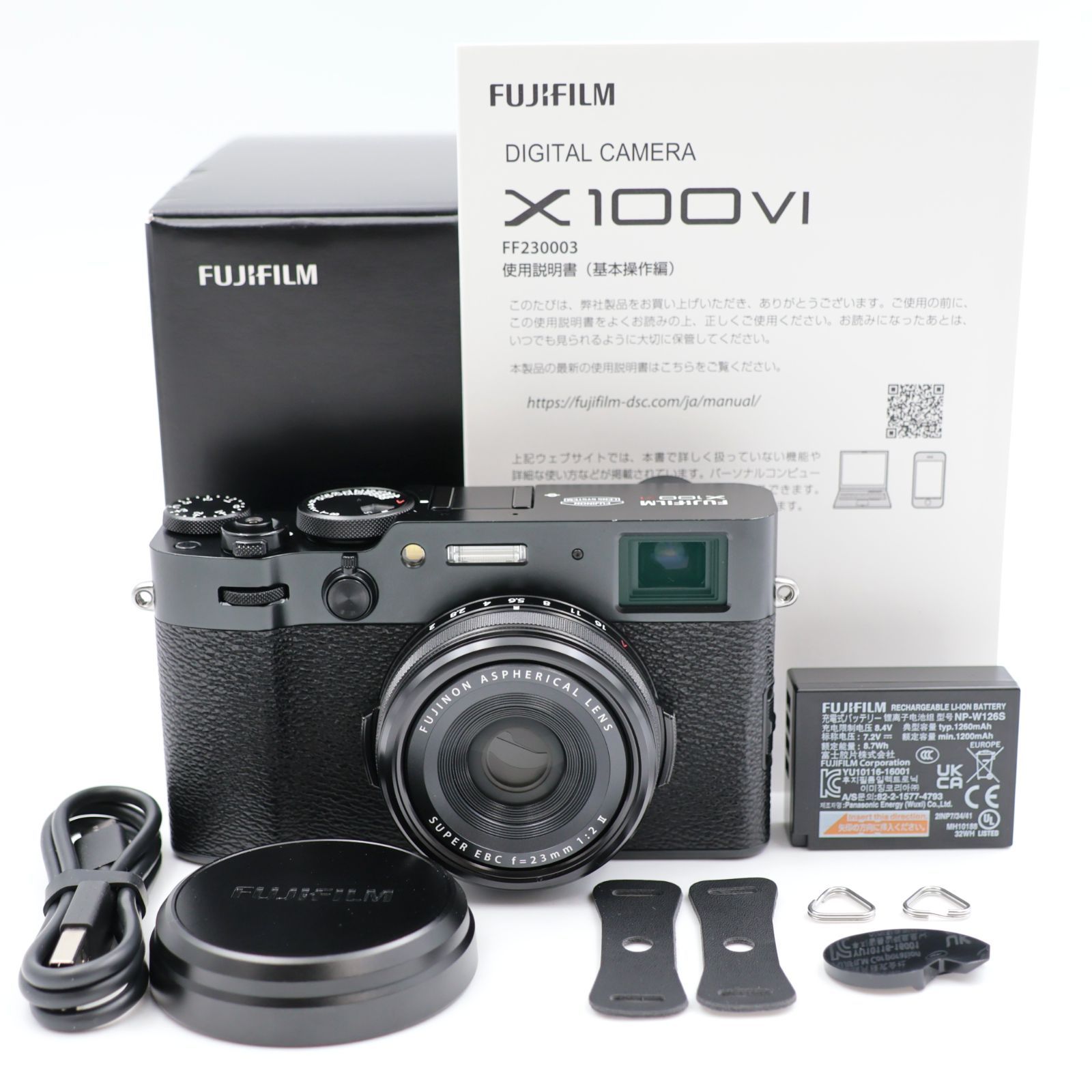 □シャッター数8500枚！極上品□ FUJIFILM X100Ⅵ ブラック デジタル 