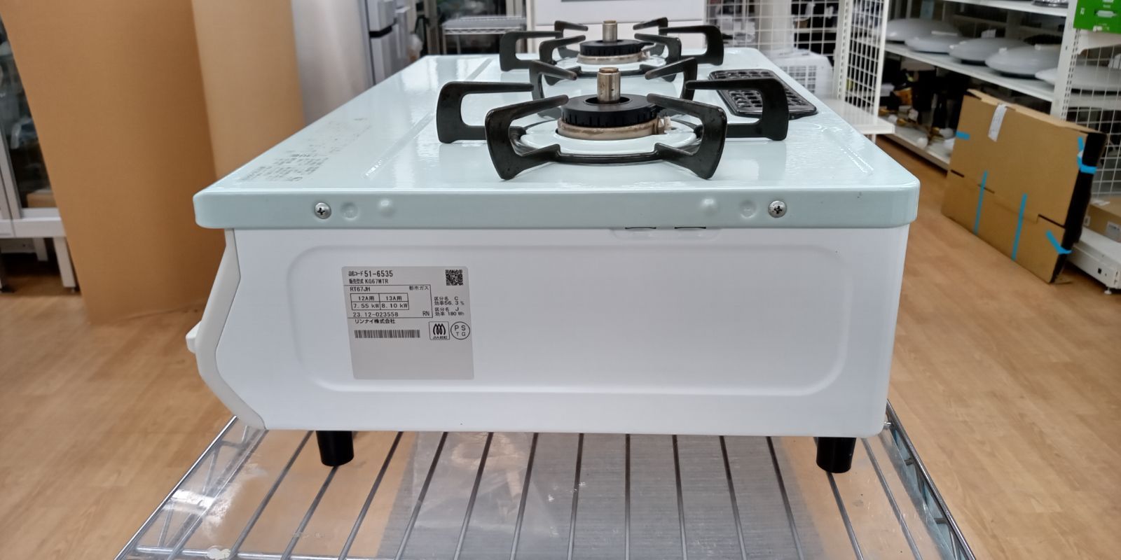 リユースのサカイ浦和店 【H016】LPガステーブル リンナイ KSR532BKR 2020 1205-010 ☆リユースのサカイ幸手店☆ リンナイ Rinnai ガステーブル