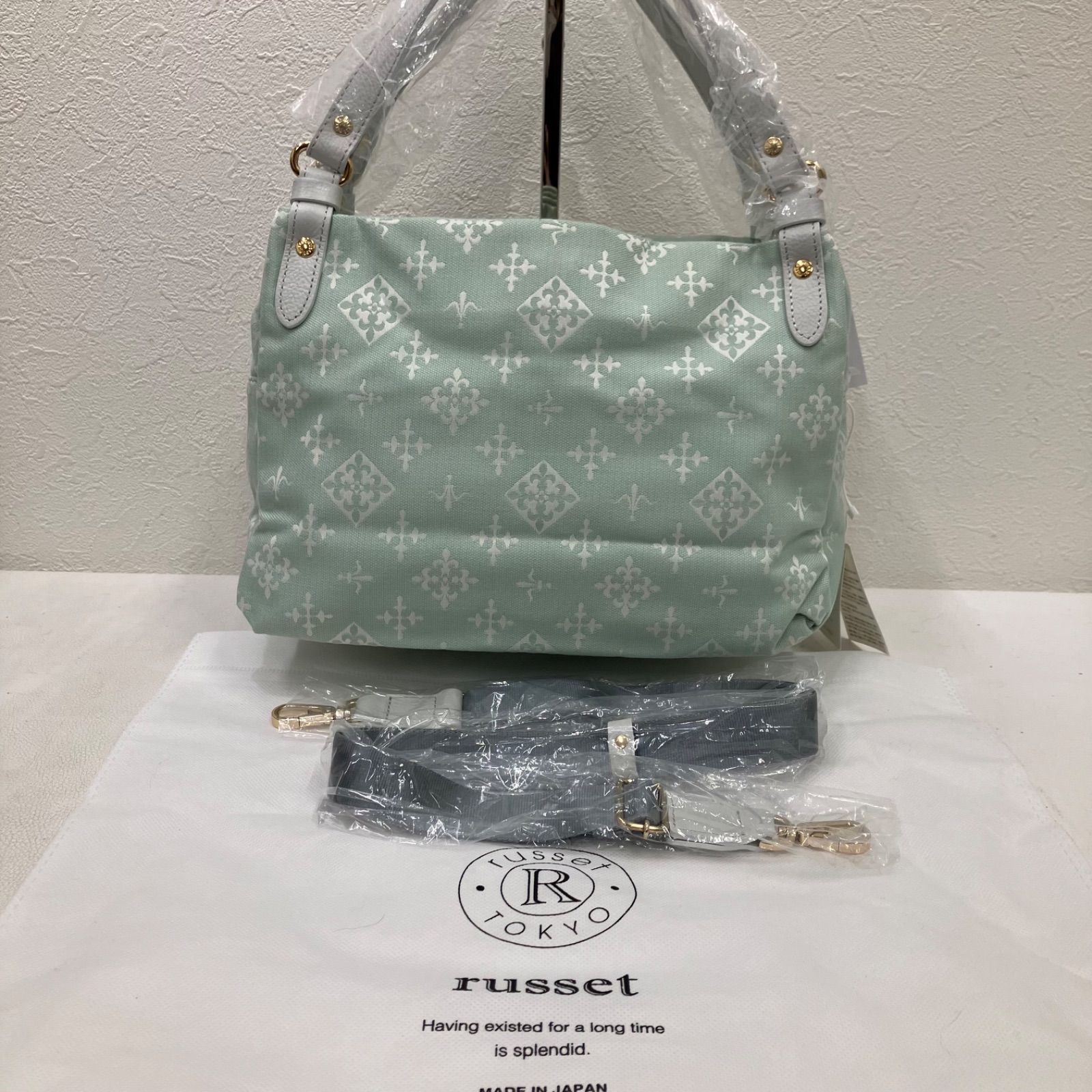 1583 russet ラシット タグ付き 美品 2way ショルダーバッグ トート 