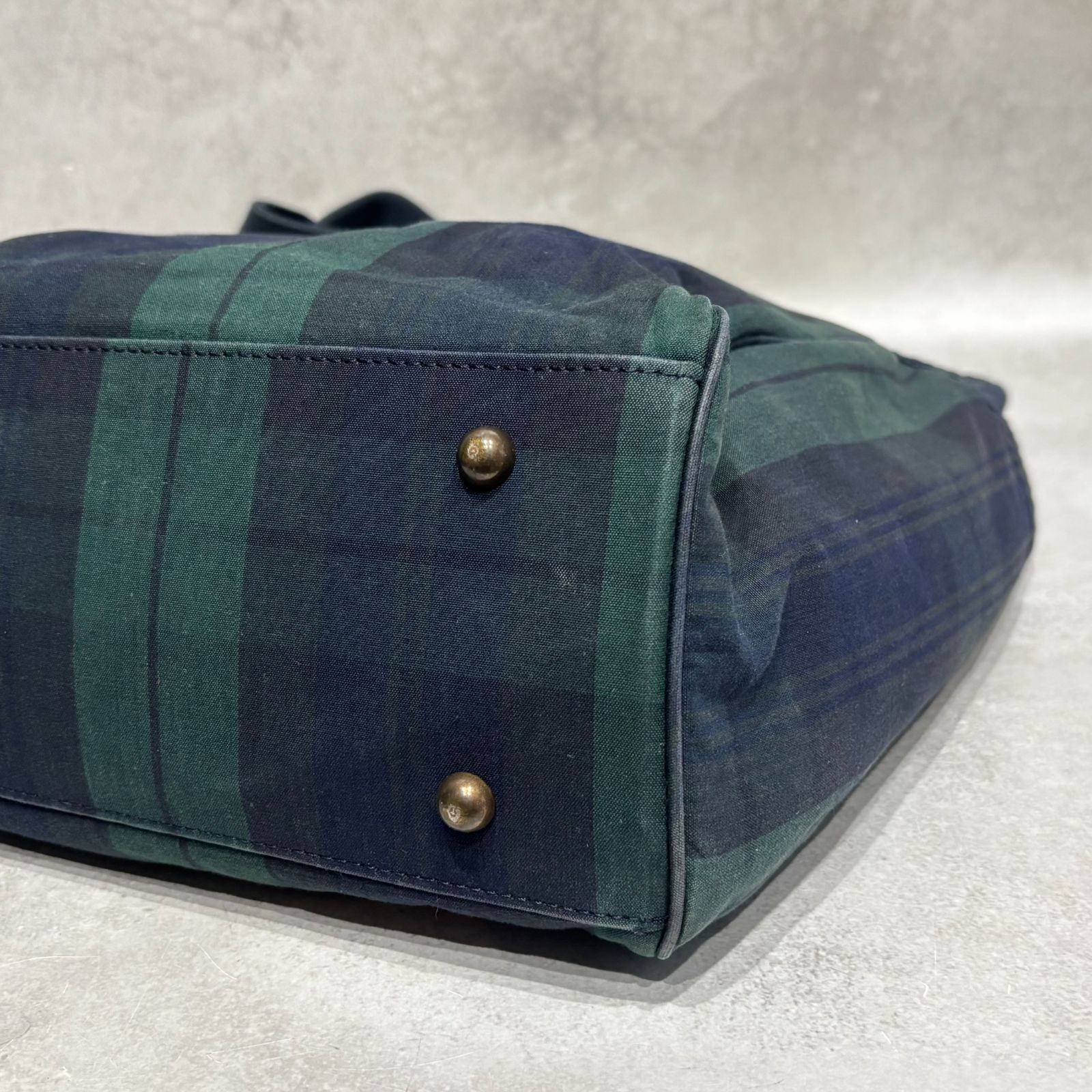 Ralph Lauren ラルフローレン ブラックウォッチ チェック キャンバス 