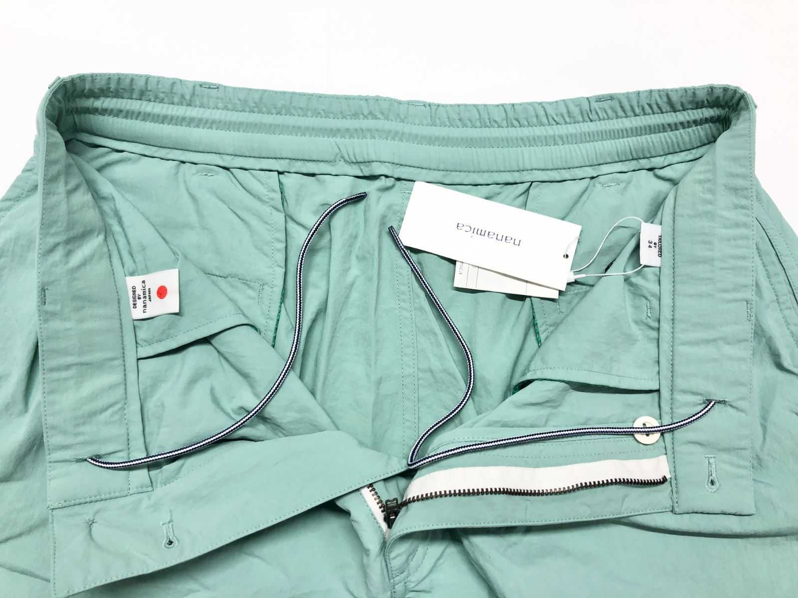 新品未使用　nanamica（ナナミカ）　デッキパンツ　34　コーラルグリーン 新品未使用 nanamica（ナナミカ） デッキパンツ 34 コーラルグリーン