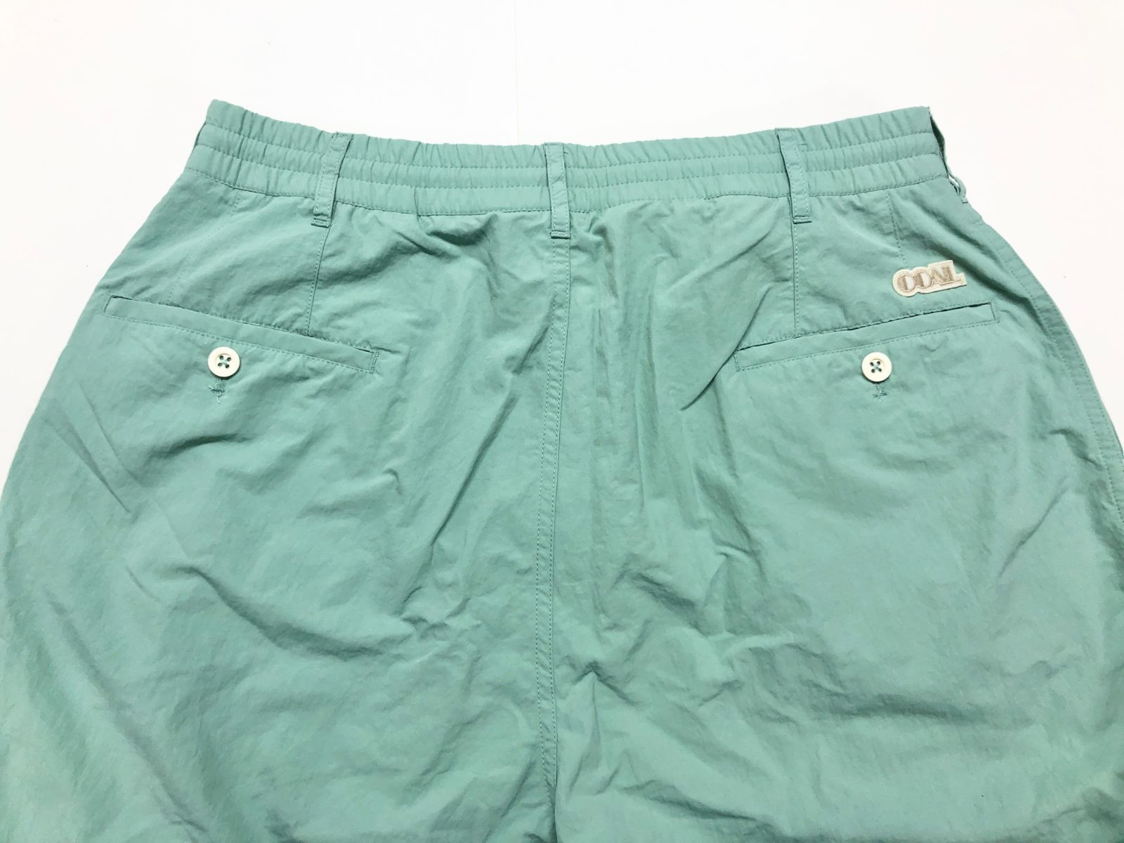 新品未使用 nanamica（ナナミカ） デッキパンツ 34 コーラルグリーン