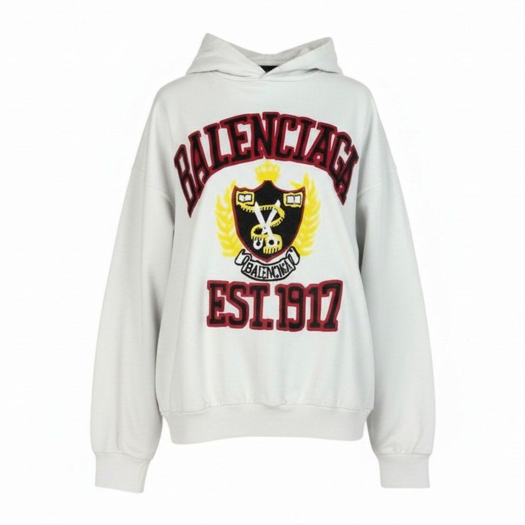 d7 BALENCIAGA バレンシアガ ダメージ加工 フードパーカー 2022 デムナ