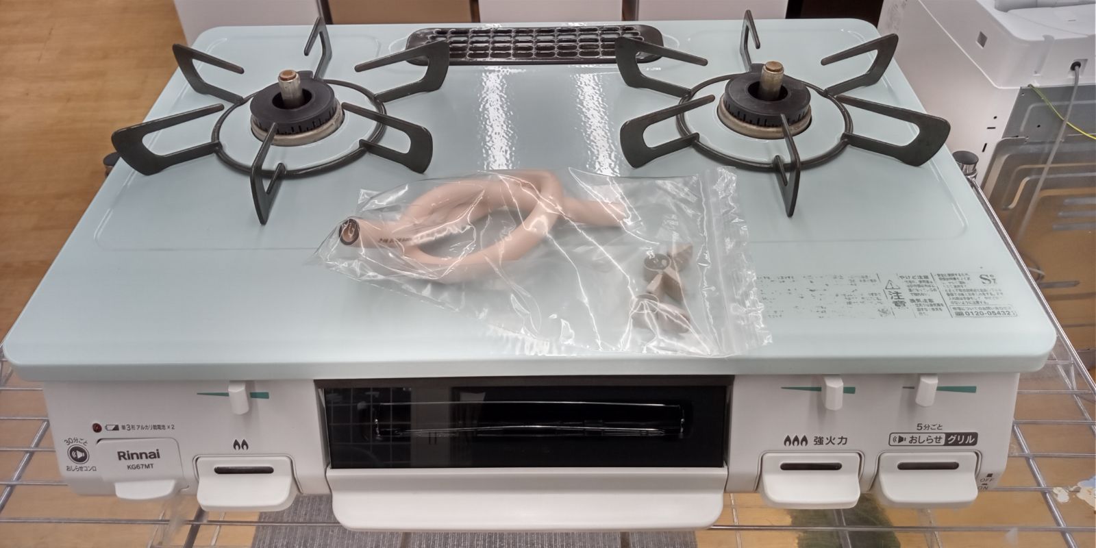 ★リユースのサカイ千葉中央店★ Rinnai ガステーブル 都市ガス用 22年製 動作確認／クリーニング済み TC4693 ☆リユースのサカイ千葉中央店☆ Rinnai ガステーブル 都市ガス用 22年