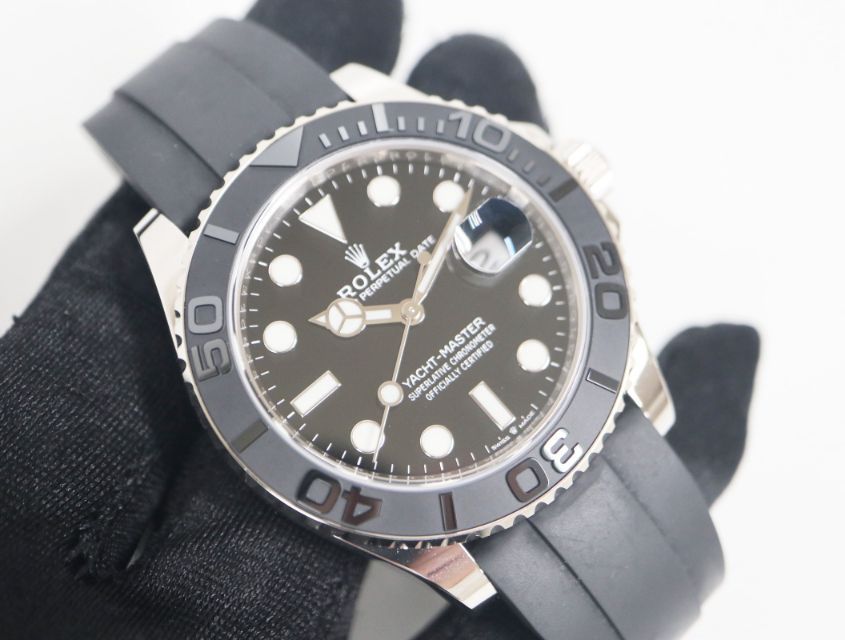ロレックス ROLEX ヨットマスター 42 226659 ブラック WG ホワイト