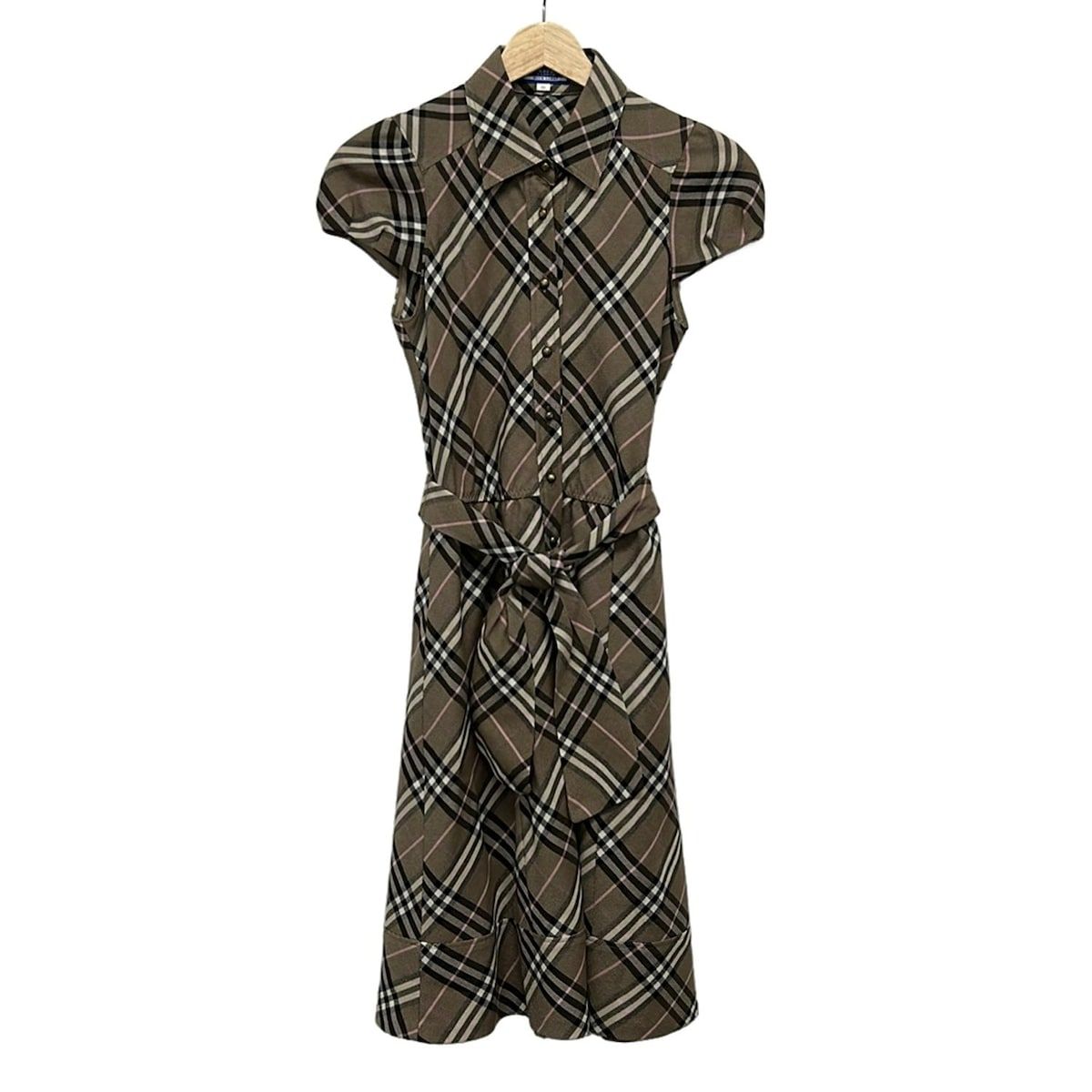 BURBERRY チェック柄 半袖ミニワンピース 38 BURBERRY チェック柄 半袖ミニワンピース 38 公式通販 BURBERRY