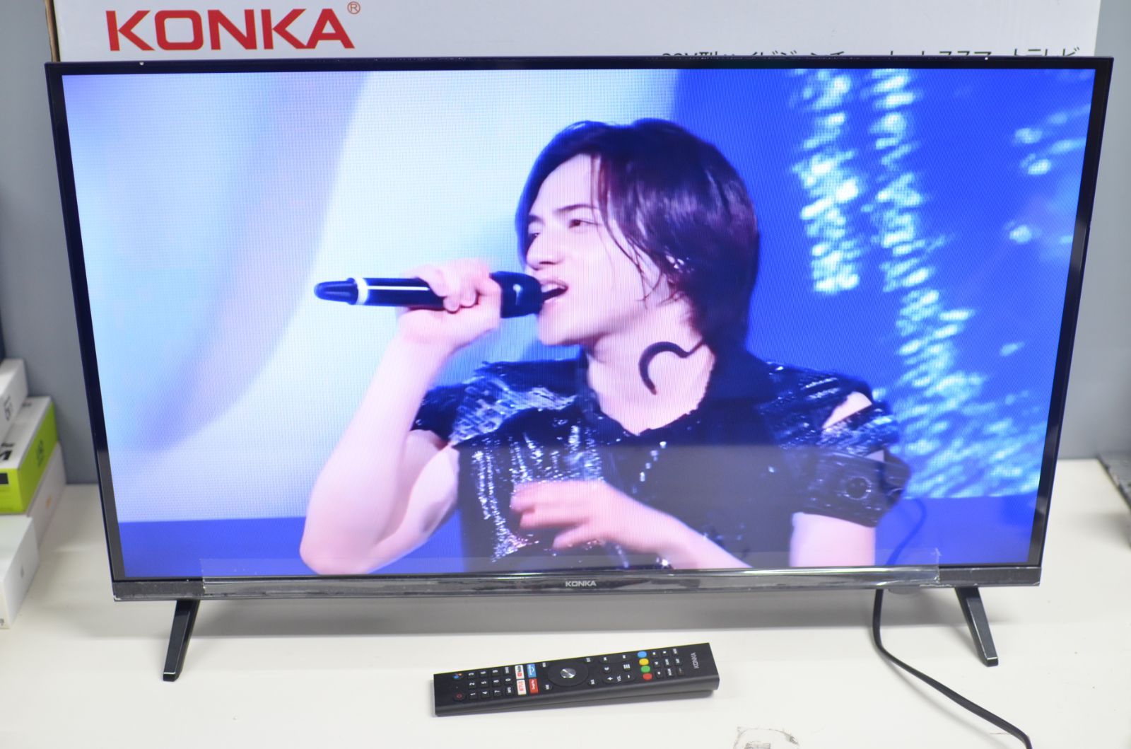 中古良品 KONKA KM32RR680N チューナーレス液晶テレビ [ 32V型 / フル