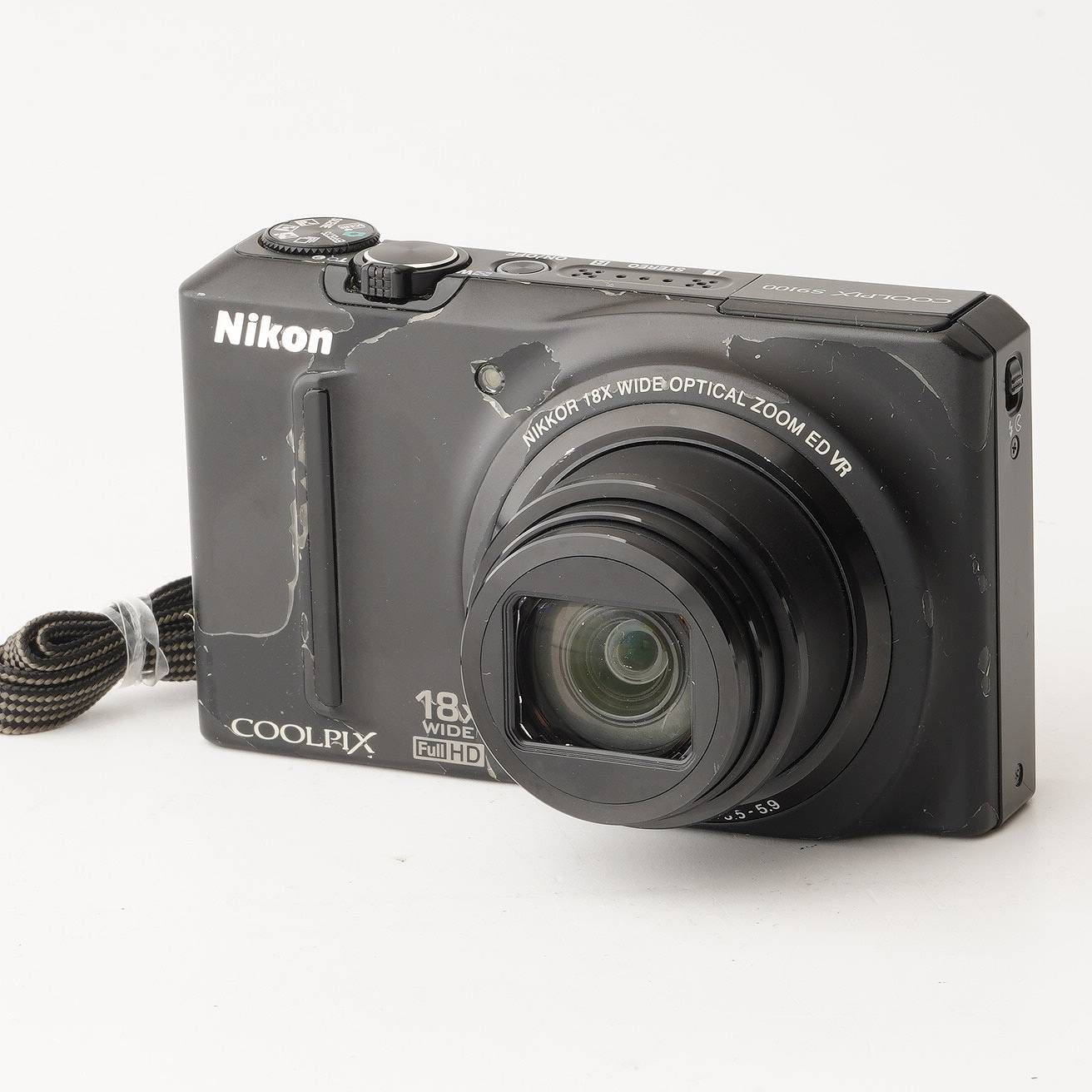 ニコン Nikon COOLPIX S9100 ブラック 18x OPTICAL ZOOM - メルカリ