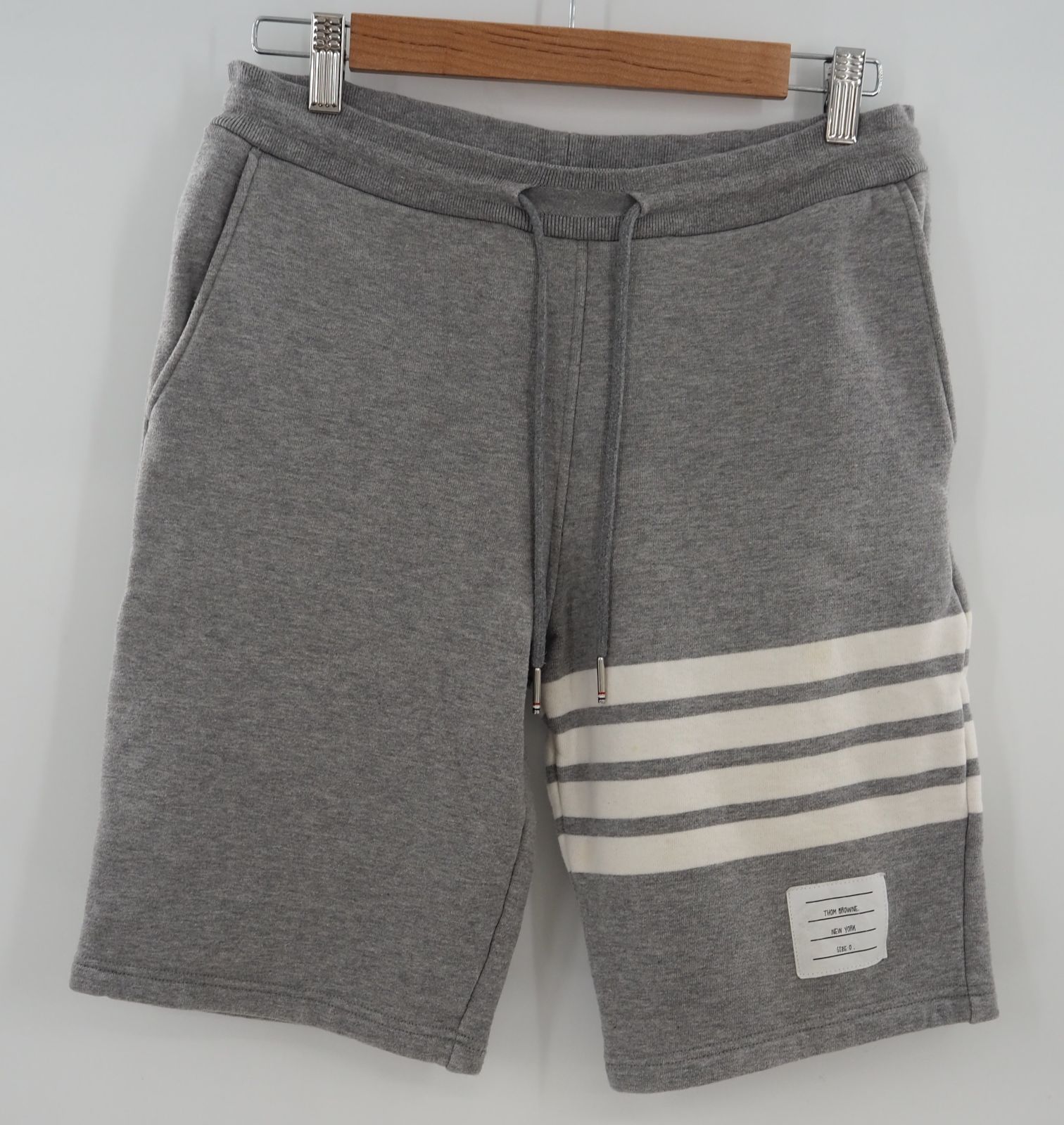 THOM BROWNE/トムブラウン 4bar ハーフパンツ グレー サイズ0 MJQ012H 