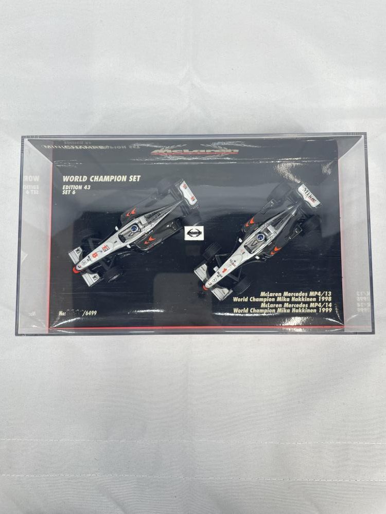 【中古】1/43 MINICHAMPS WORLD CHAMPION SET EDITION 43 SET6(2台ｾｯﾄ)「McLaren COLLECTION」[79][240017680426] 中古】1/43 MINICHAMPS WORLD CHAMPION SET EDITION 43 SET6(2台ｾｯﾄ
