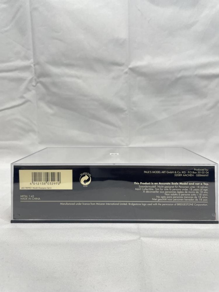 中古】1/43 MINICHAMPS WORLD CHAMPION SET EDITION 43 SET6(2台ｾｯﾄ