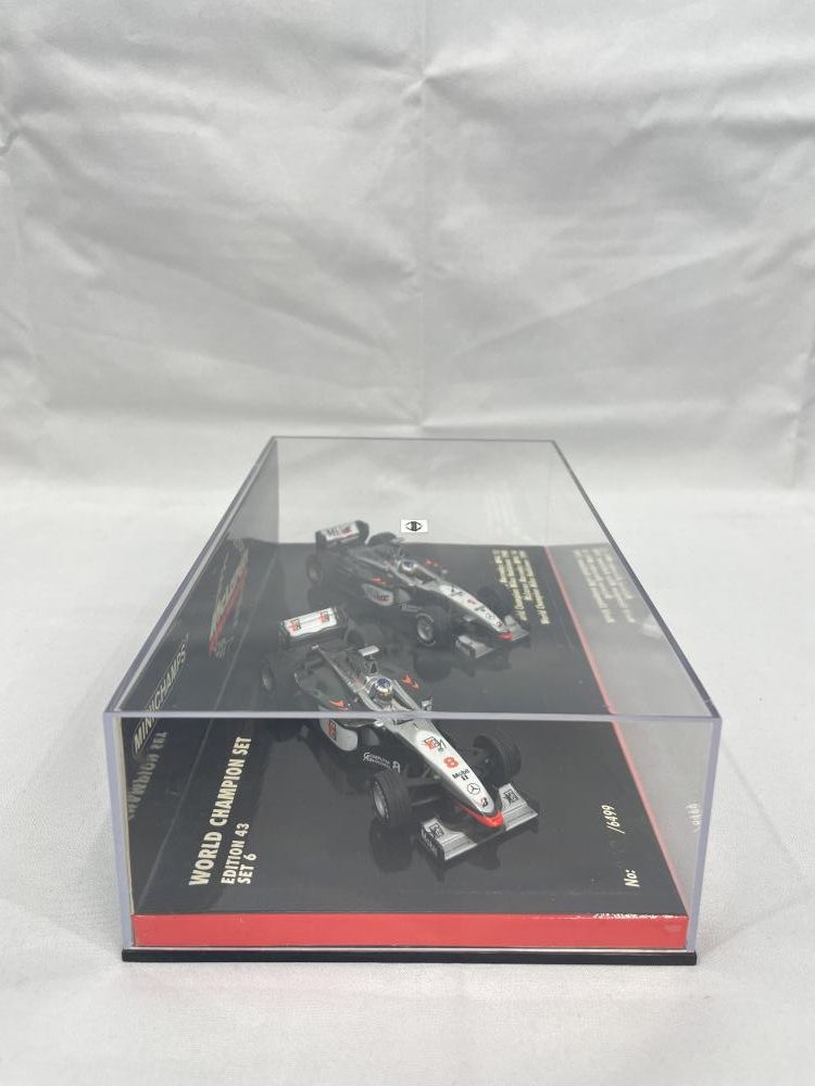 中古】1/43 MINICHAMPS WORLD CHAMPION SET EDITION 43 SET6(2台ｾｯﾄ