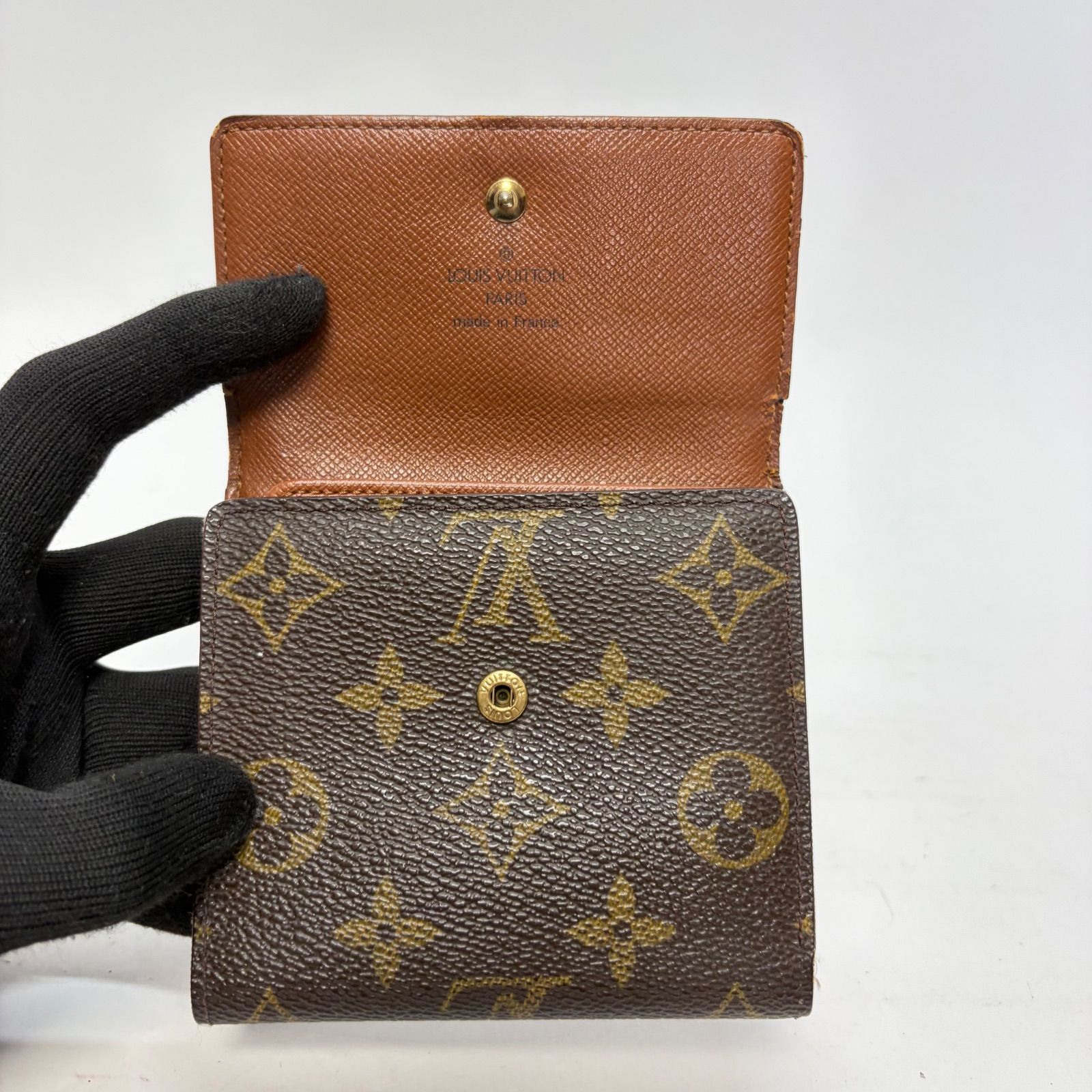3931 LOUIS VUITTON ルイヴィトン 三つ折り財布 モノグラム エリーズ