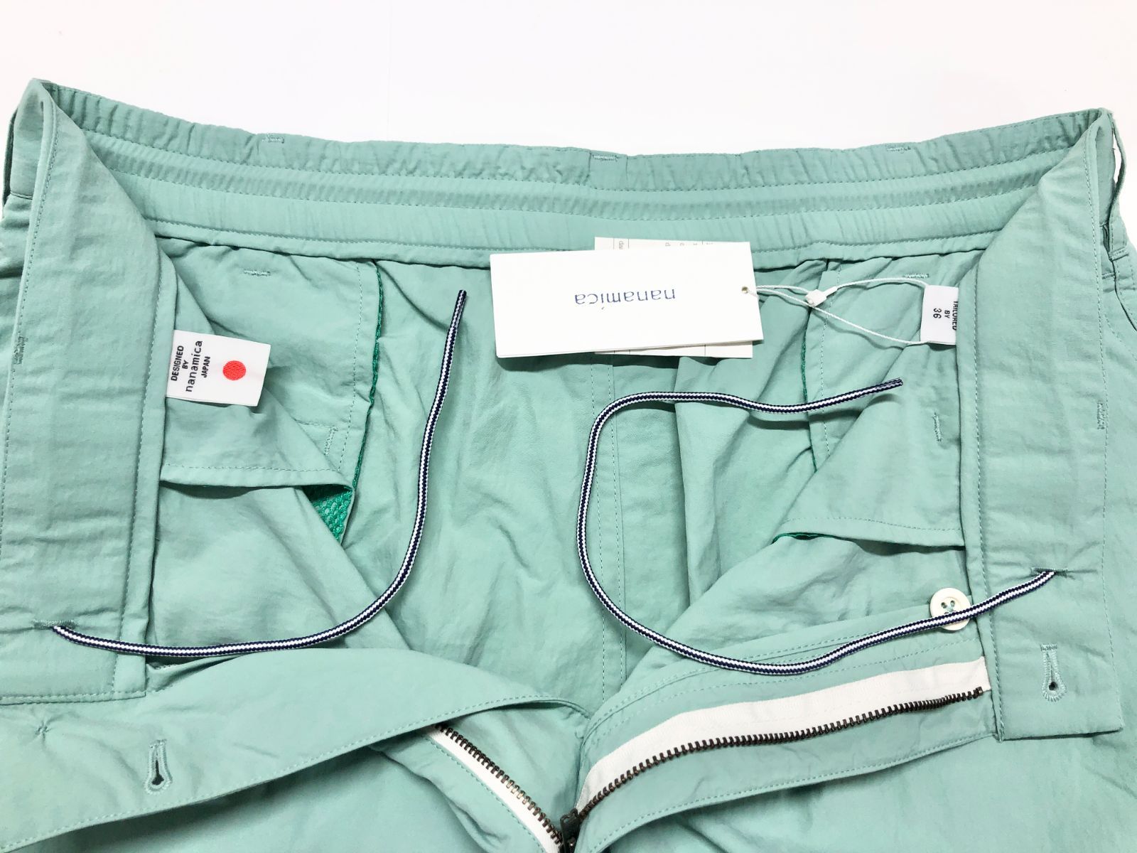 新品未使用　nanamica（ナナミカ）　デッキパンツ　36　コーラルグリーン 新品未使用 nanamica（ナナミカ） デッキパンツ 36 コーラルグリーン