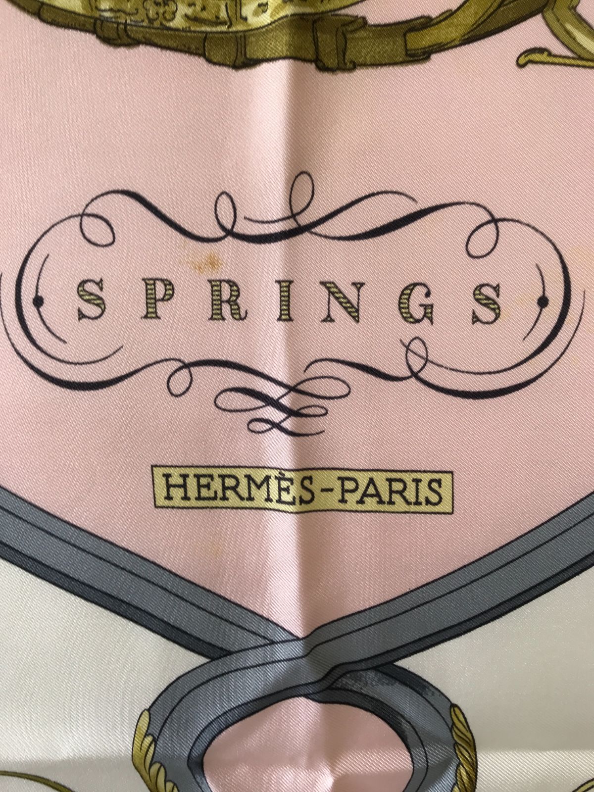 HERMES エルメス 大判スカーフ カレ90 スプリングス 1586 - メルカリ