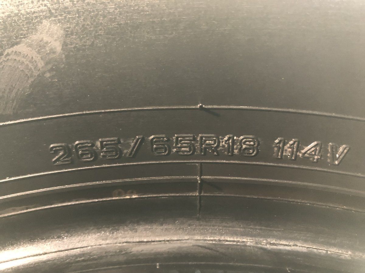 新車外し】DUNLOP GRANDTREK AT23 265/65R18 114V 18インチ 夏タイヤ 4 