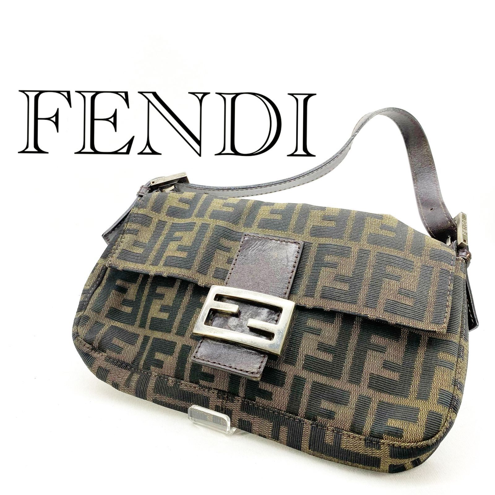 FENDI フェンディ マンマバケット ズッカ ワンハンド 2308・26424・098 