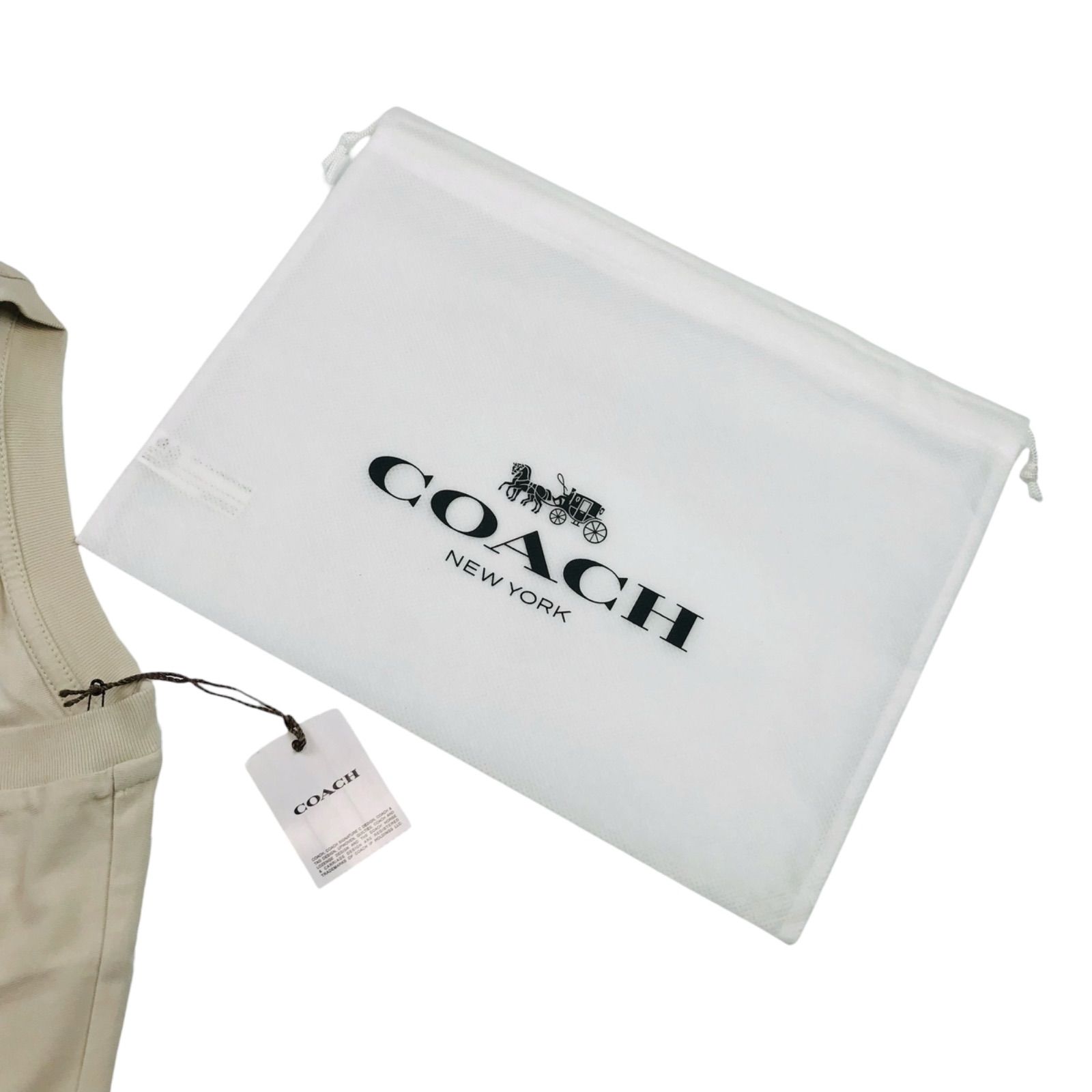 新品未使用☆COACH・コーチ【エッセンシャル】メンズ ブランドロゴ 