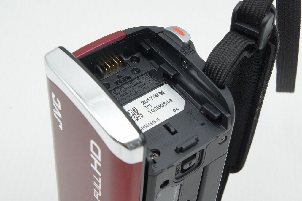 登場! 美品 JVC GZ-HM199 レッド 2017年製 JVC 元 レッド デジタル