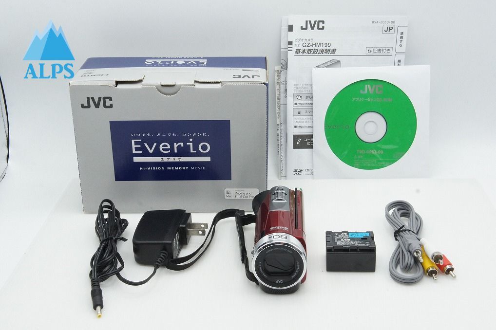極美品 GZ-HM199-W JVC ビデオカメラ ほぼ未使用品 【公式通販】