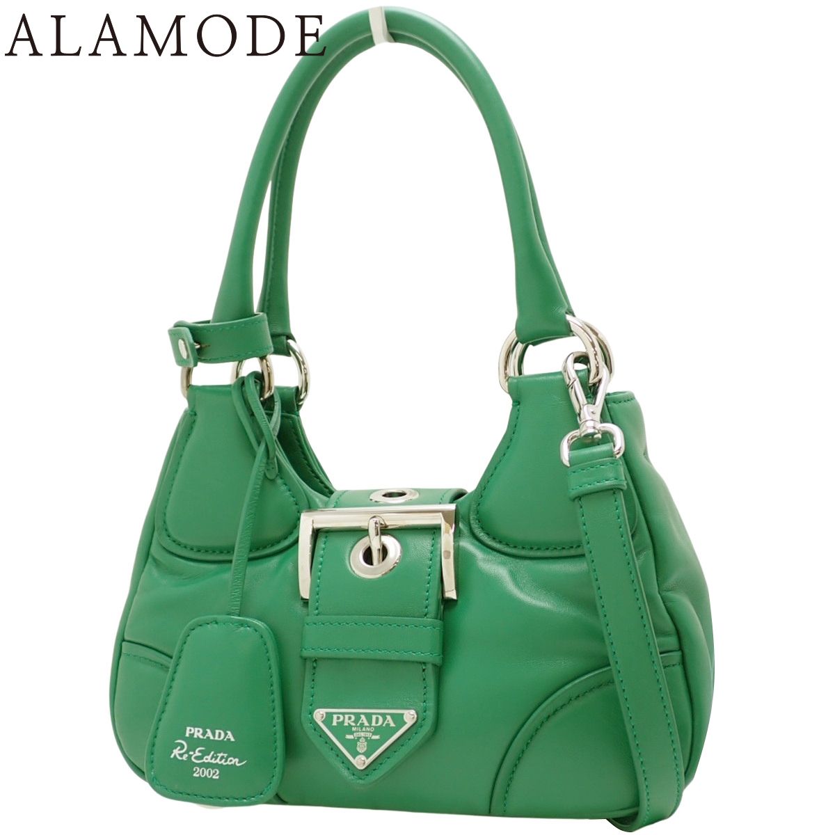 PRADA(プラダ) Re-Edition2002 ムーン パデッド ハンドバッグ 肩掛け 