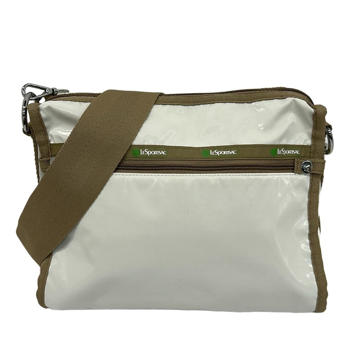 LESPORTSAC(レスポートサック) ショルダーバッグ 白×カーキ 50 
