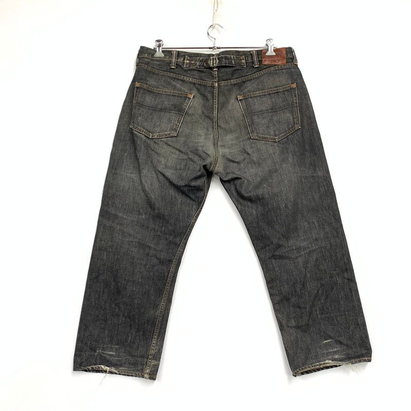 中古品】TENDERLOIN テンダーロイン CINCH BACK BUTTONFLY BLACK DENIM