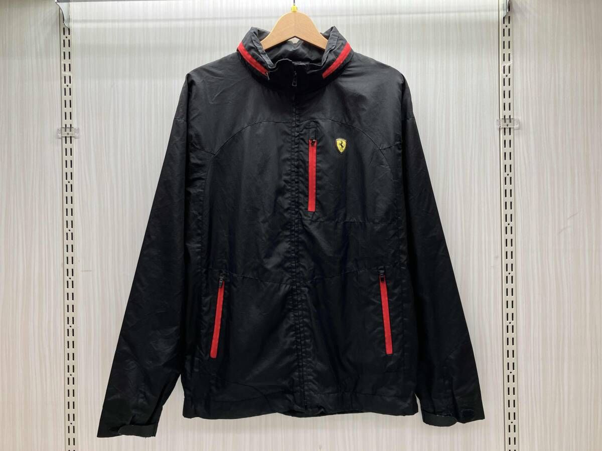Ferrari フェラーリ ナイロンジャケット S ブラック-店長一押し