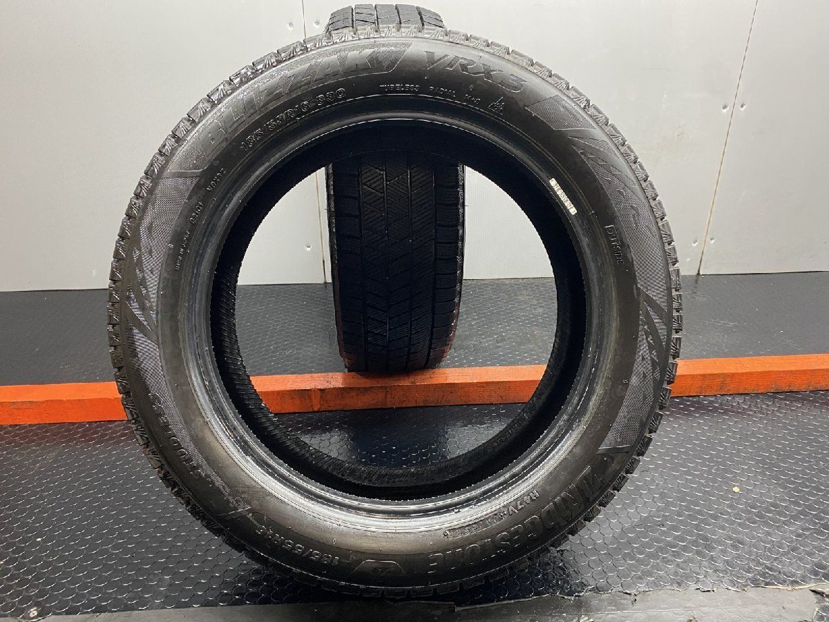 BS BRIDGESTONE BLIZZAK VRX3 185/55R16 16インチ スタッドレス 2本 24年製 バリ溝 カローラフィールダー フィット シャトル等　(STK087) BS BRIDGESTONE BLIZZAK VRX3 185/55R16 16インチ スタッドレス 2本 24
