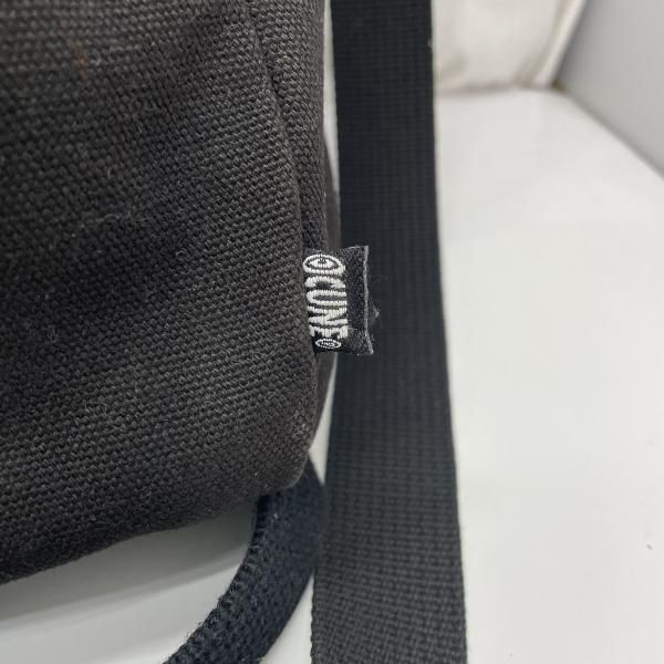 中古】CUNE 3WAYキャンバススクエアバッグ 黒 キューン[91