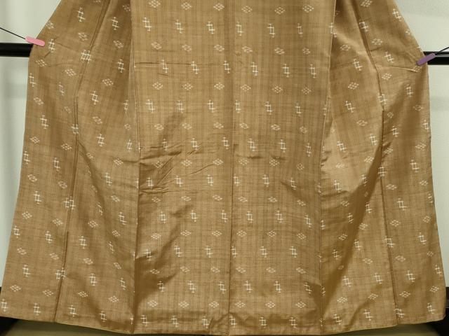 平和屋着物●極上　本場琉球絣　紬　手おり　赤嶺スミ子作　証紙付き　逸品　DZAB5230kh6 平和屋着物○極上 本場琉球絣 紬 手おり 赤嶺スミ子作 証紙付き 逸品
