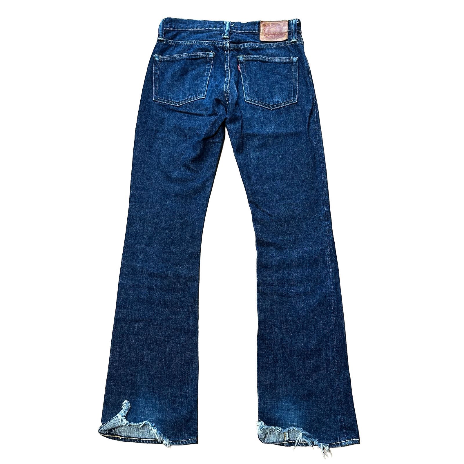 SKULL JEANS 5508XX ブーツカットデニム 濃紺 W29 メンズM スカル