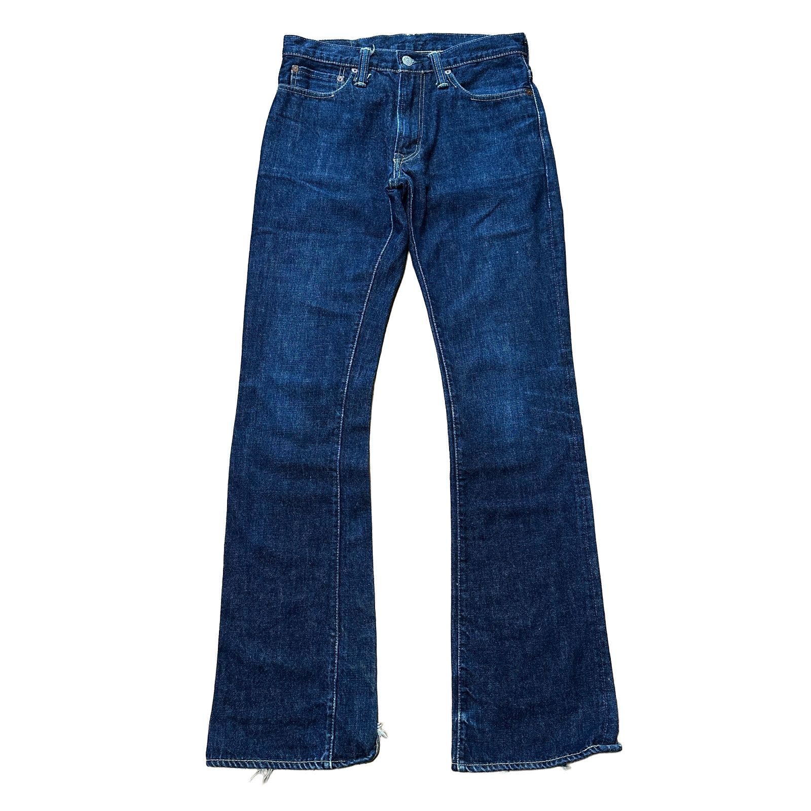 ⭐️激レア⭐️SKULL JEANS デニム　５５０８XX ブーツカット　Ｗ３０ SKULL JEANS 5508XX ブーツカットデニム 濃紺 W29 メンズM スカル