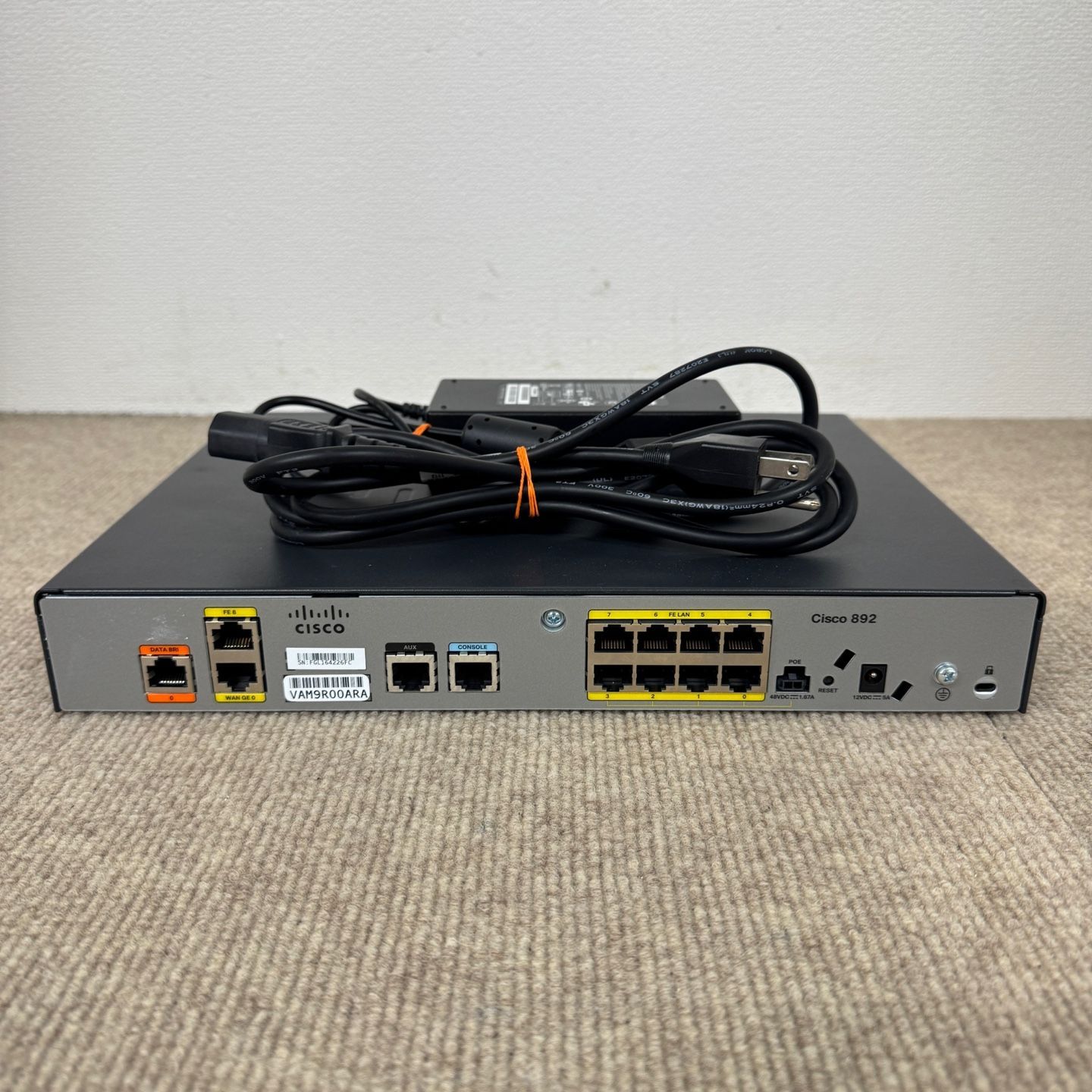 Cisco 自宅ラボ 892-K9 & WS-C2960L 初期化済