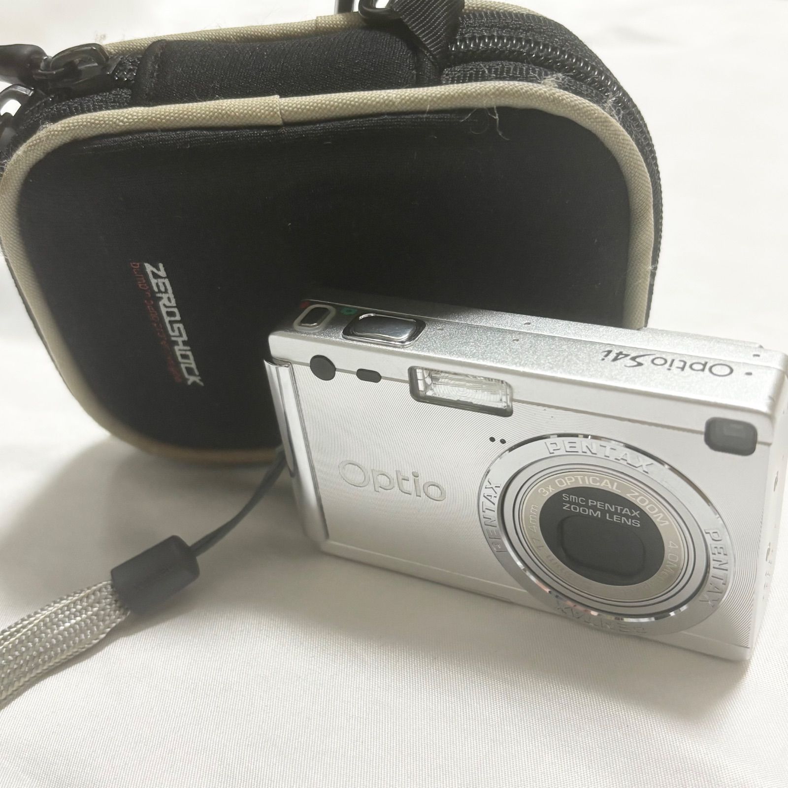 送料無料】PENTAX/ペンタックス/Optio/S4i/シルバー/コンパクト