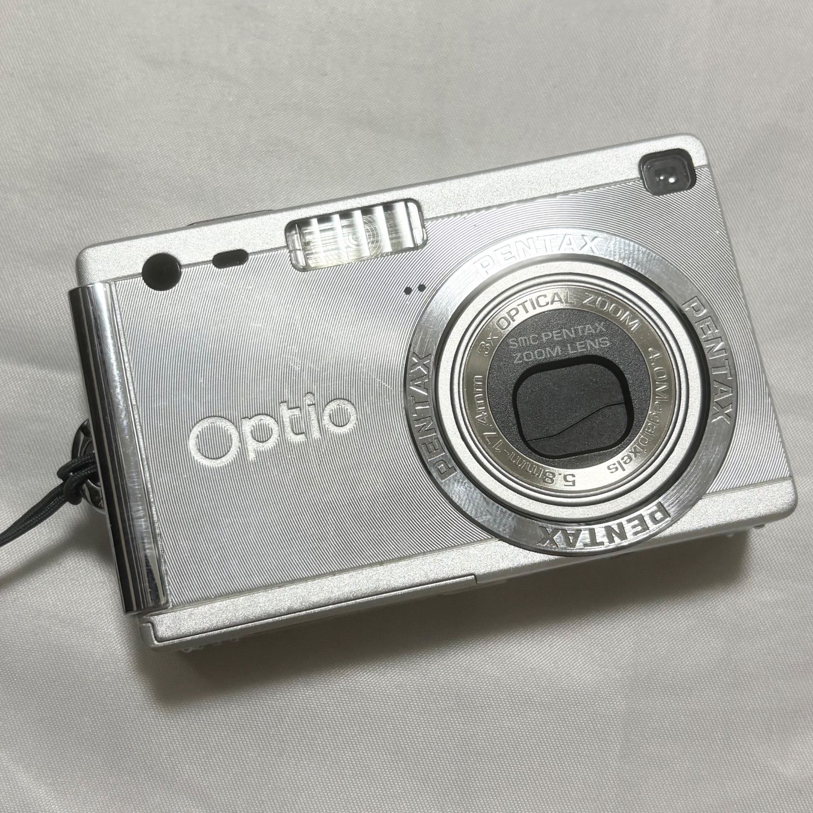 送料無料】PENTAX/ペンタックス/Optio/S4i/シルバー/コンパクト