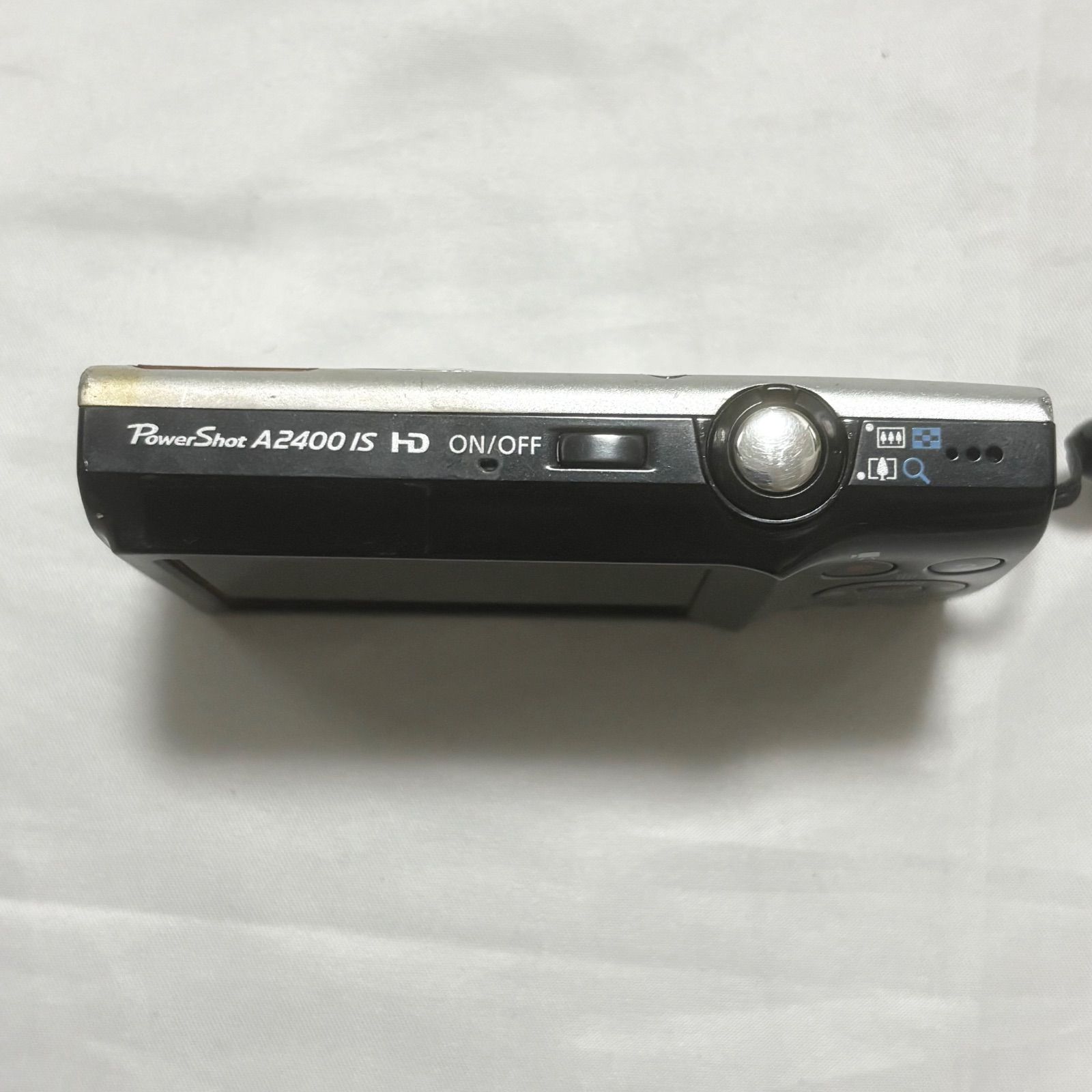 送料無料】Canon/キャノン/Power Shot A2400IS/シルバー/コンパクト 