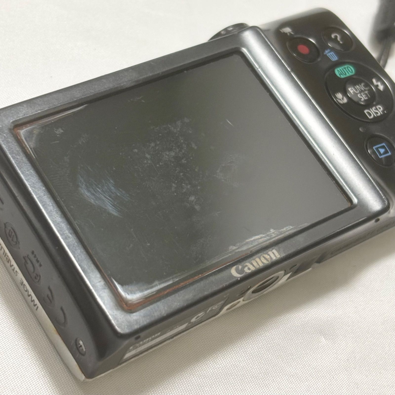 送料無料】Canon/キャノン/Power Shot A2400IS/シルバー/コンパクト 