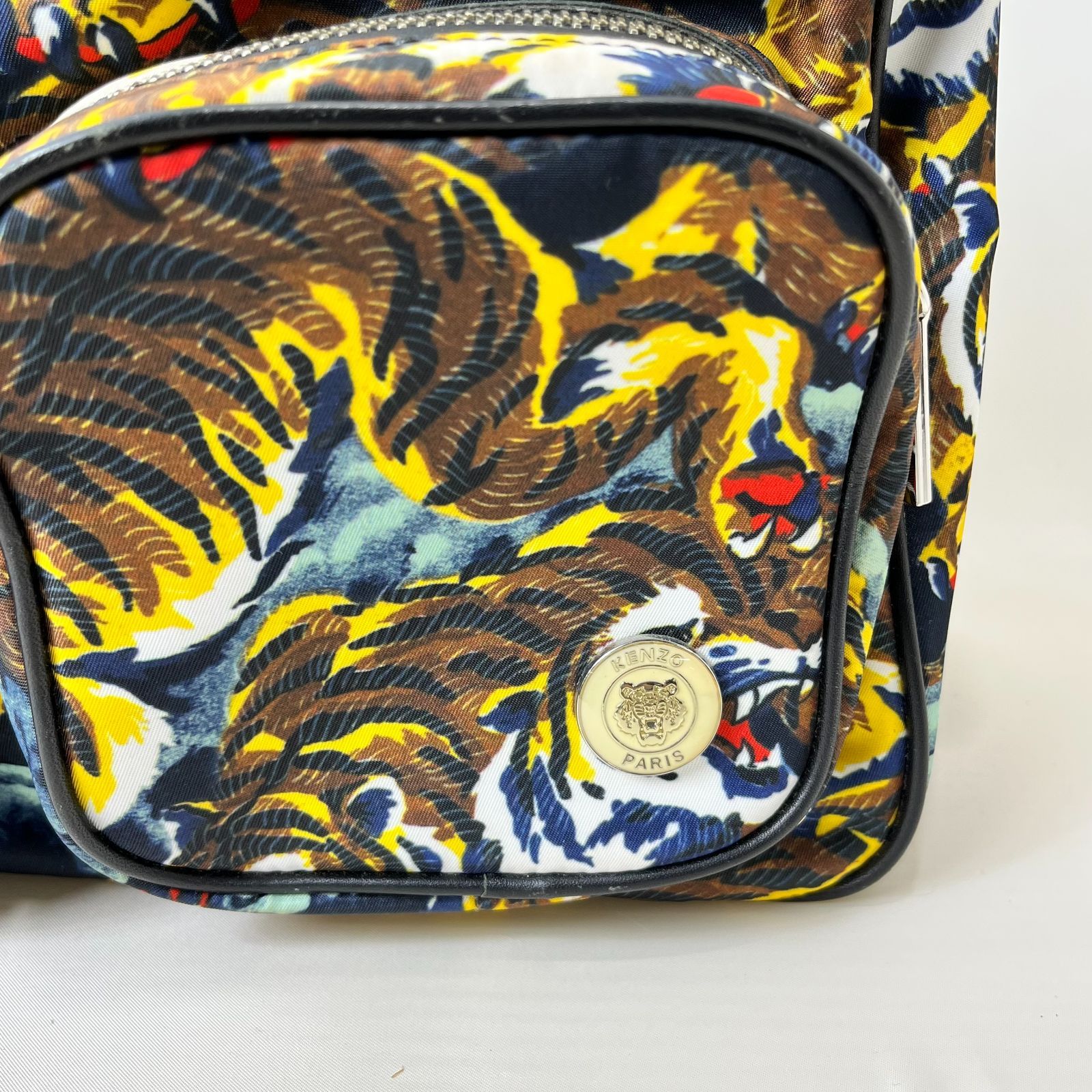 KENZO ケンゾー ショルダーバッグ タイガー 虎 総柄 マルチカラー 鞄