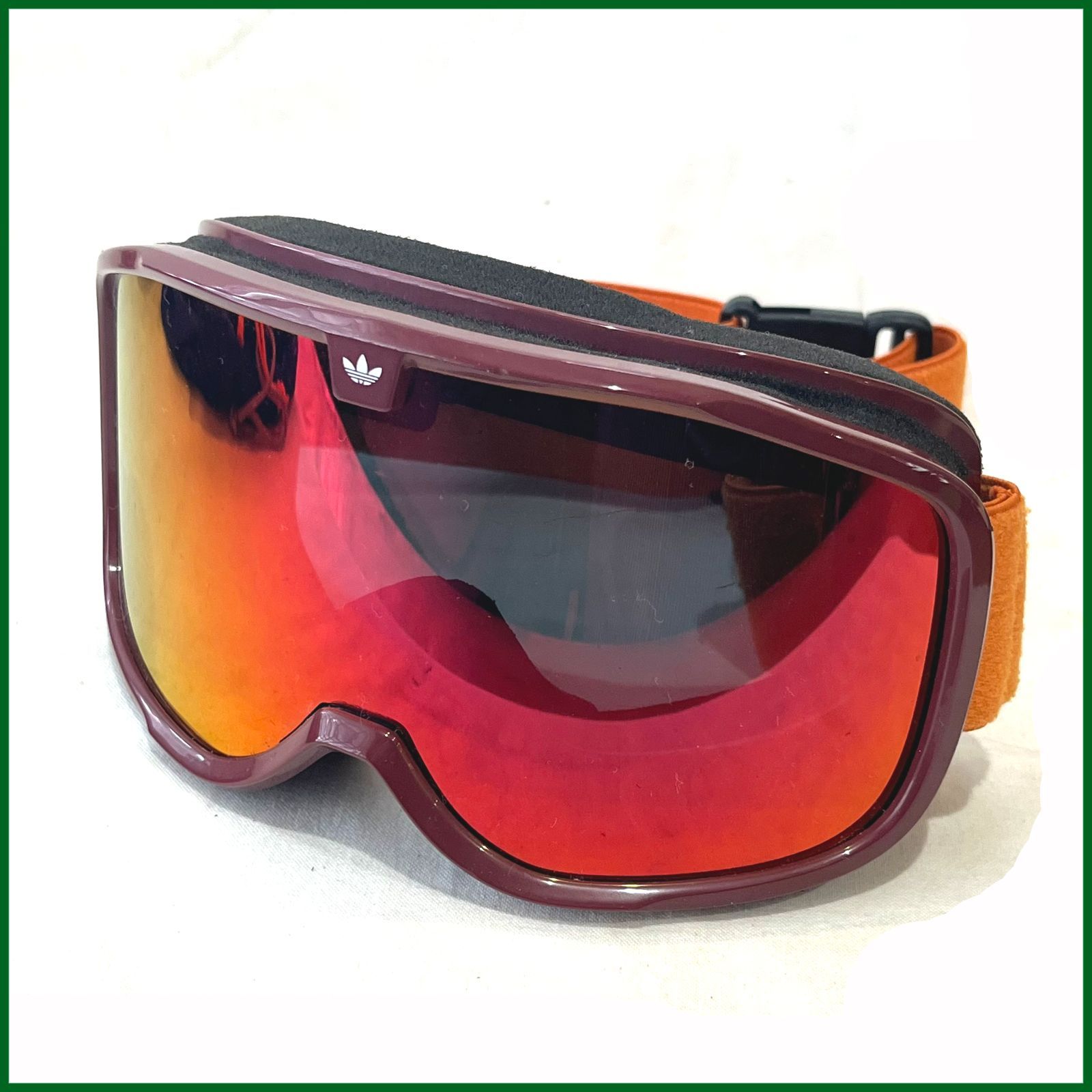 Used ● adidas/adidas ● snow goggles for skiing and snowboarding orange lens detachable