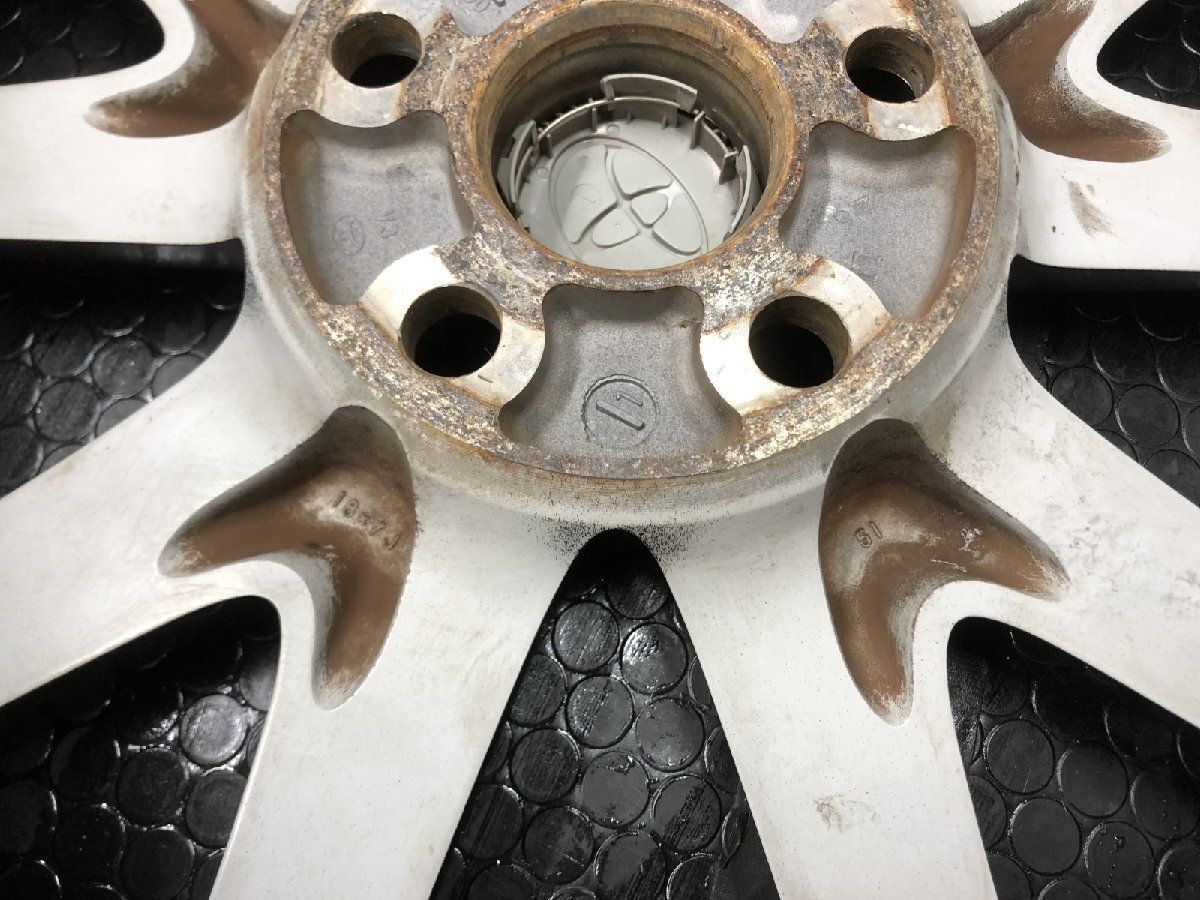 タイヤ新品 25年製【YK G075 225/50R18】スタッドレス【トヨタ エスティマ 純正ホイール 18インチ 7J5HPCD114.3+51】ハイグロス　(STL088) タイヤ新品 25年製【YK G075 225/50R18】スタッドレス【トヨタ