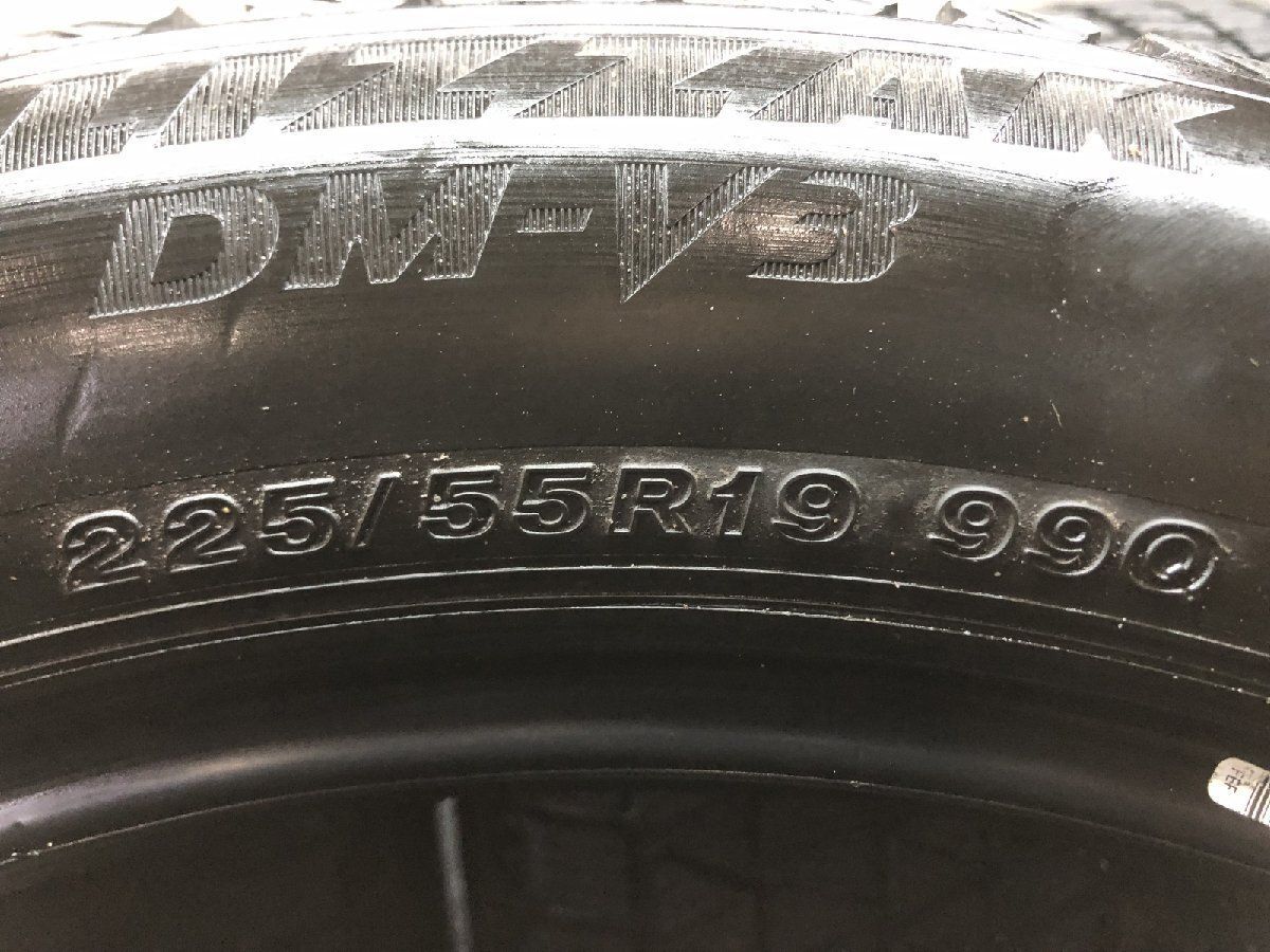 BS BRIDGESTONE BLIZZAK DM-V3 225/55R19 19インチ スタッドレス 4本 21年製 CX-5/CX-8 ハリアー エクストレイル プジョー3008等　(STB110) BS BRIDGESTONE BLIZZAK DM-V3 225/55R19 19インチ スタッドレス 4本