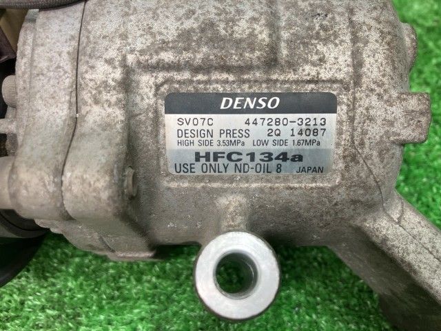 タント L385S エアコンコンプレッサー カスタムXスペシャル 4WD 