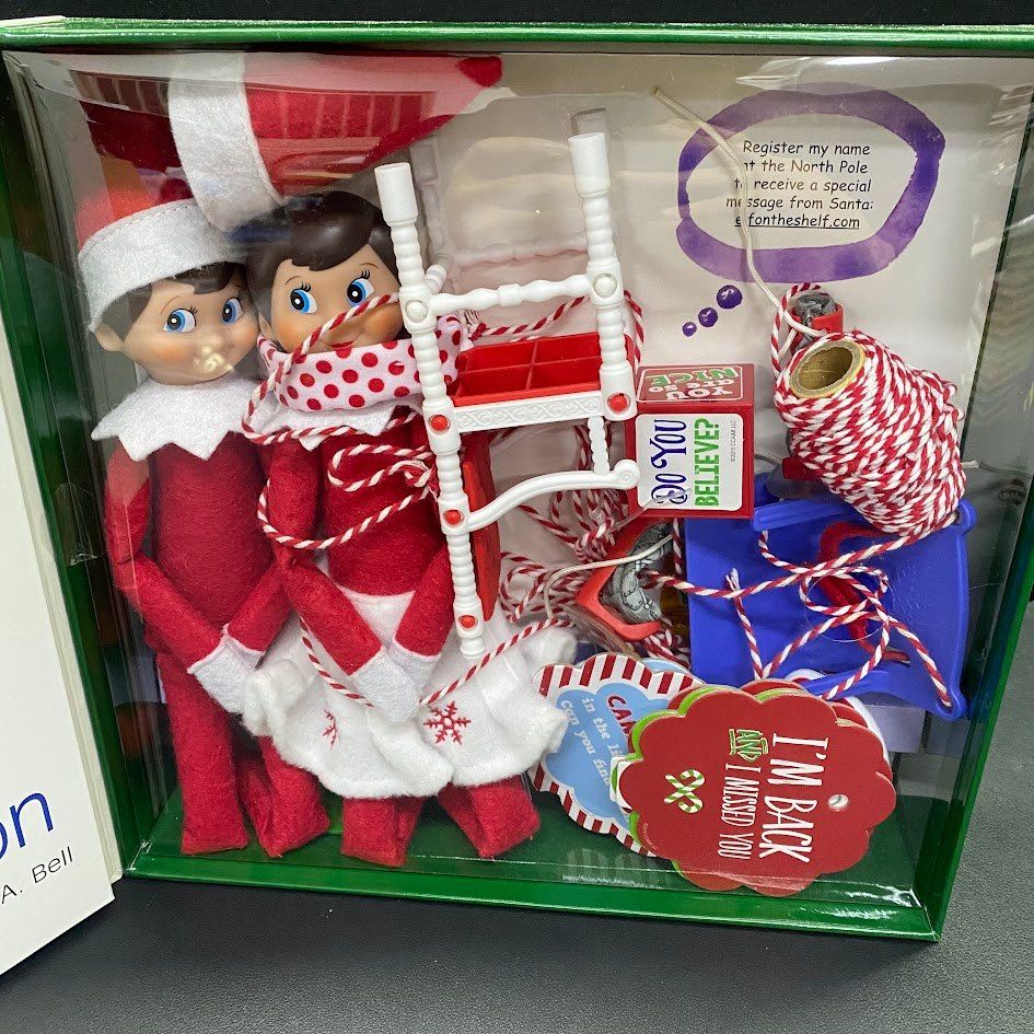 The elf on the shelf エルフオンザシェルフ 男の子 女の子 クリスマス 