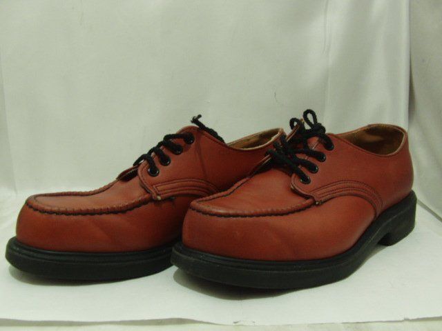 RED WING レッドウィング 羽根タグ 104 オックスフォード レザーブーツ 革靴 スーパーソール ヴィンテージ サイズ 8 1/2 ブラウン シューズ RED WING レッドウィング 羽根タグ 104 オックスフォード レザーブーツ
