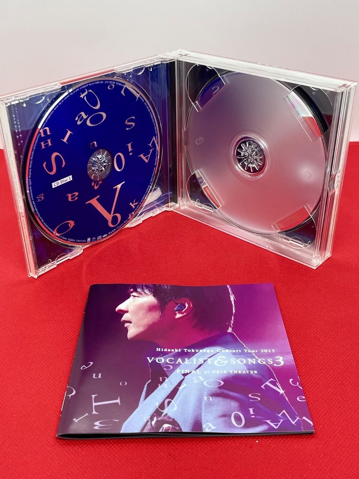 初回限定盤 徳永英明 ライブ CD DVD付き Concert Tour 2015 VOCALIST