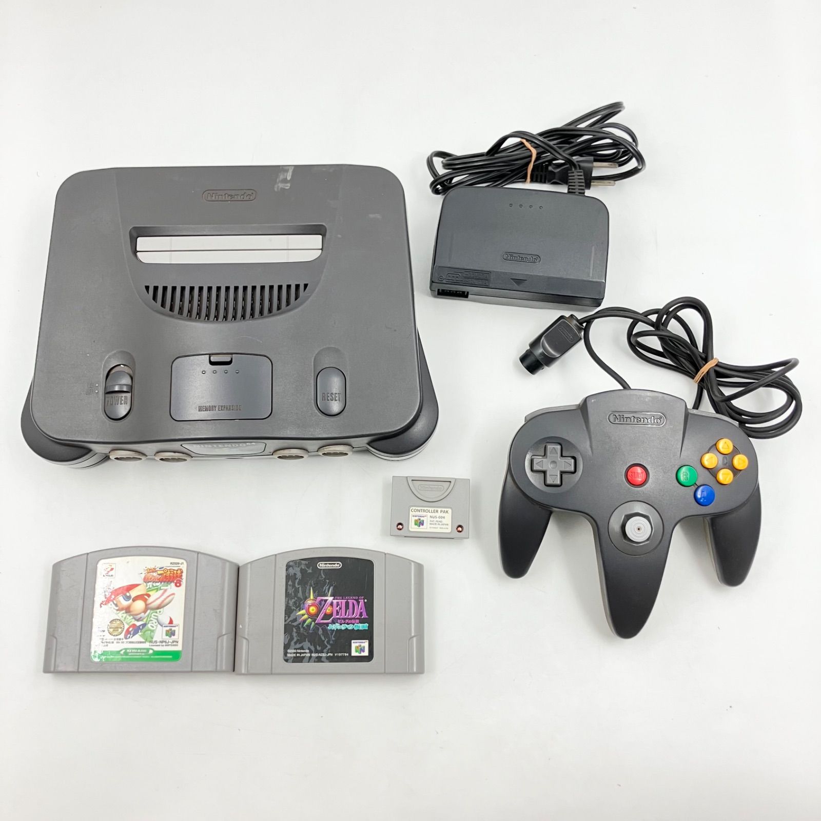 動作未確の為ジャンク品】 任天堂 Nintendo NINTENDO64 本体 電源 