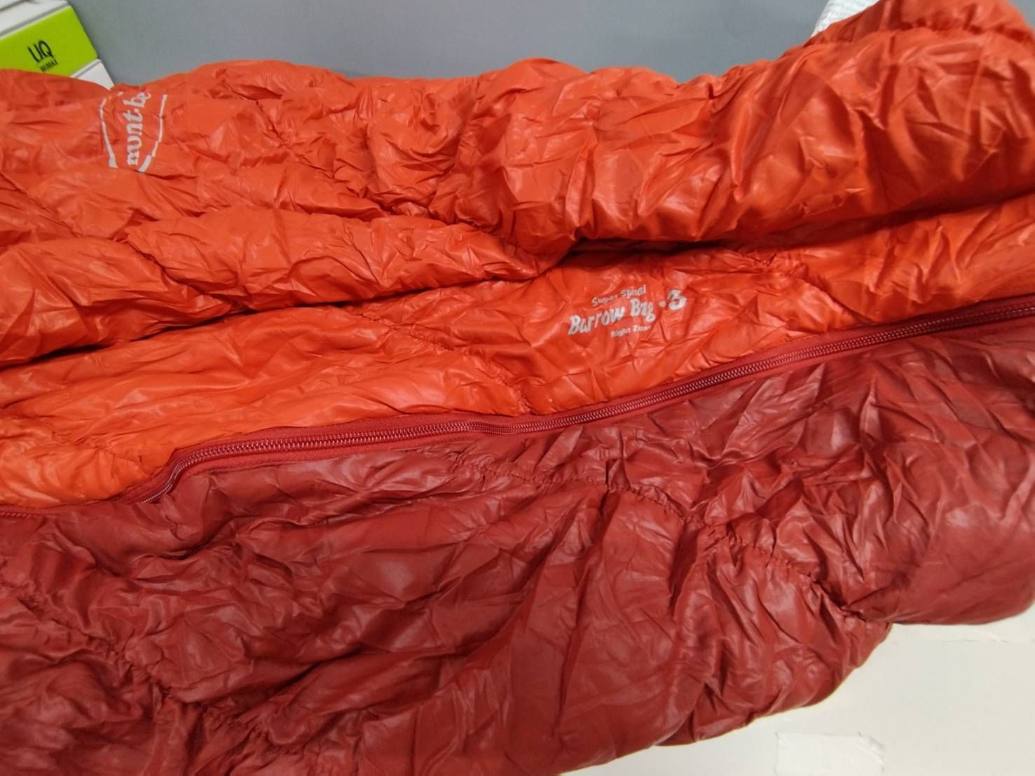 良品】mont-bell モンベル スーパースパイラル バロウバッグ#3 R/ZIP 
